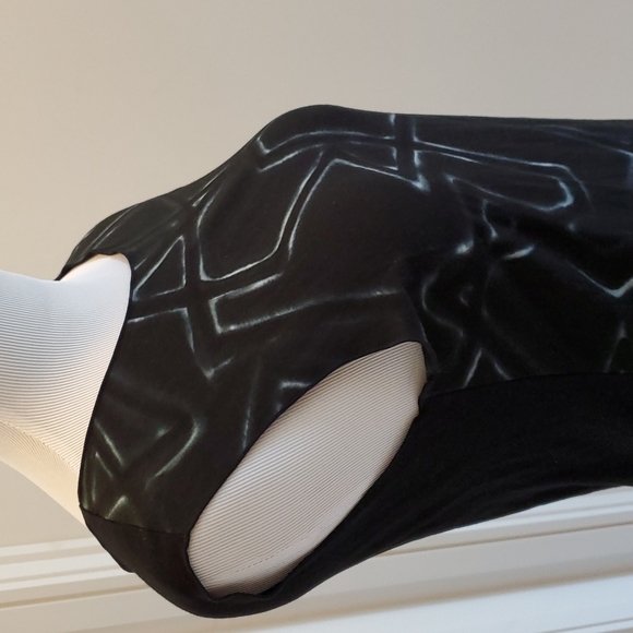 Rock N Karma Black Dress - Little Black Dress with Geometric Touch - Picture 3 of 9